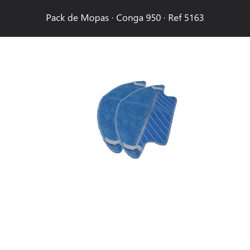 Repuesto original Cecotec para PACK DE MOPAS CONGA 950 REF: 5163 SKU 5163