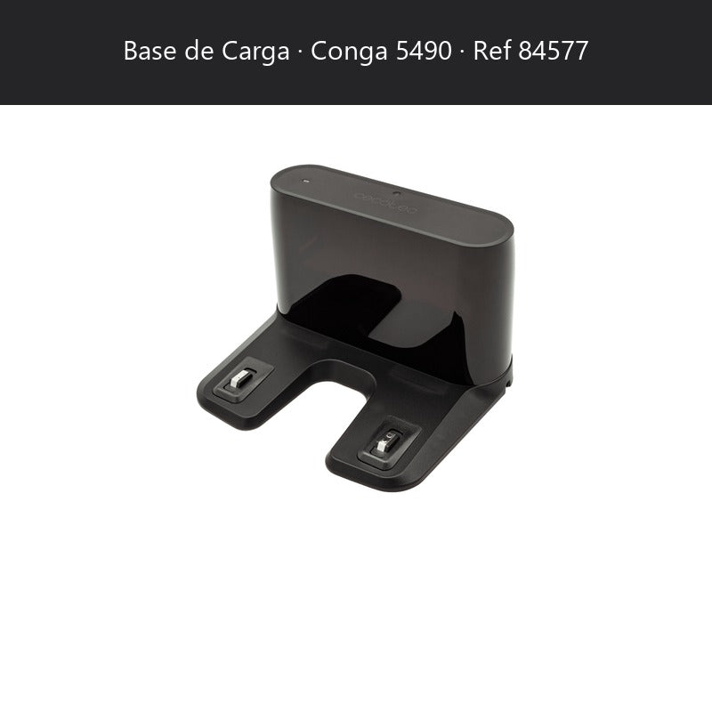 Repuesto original Cecotec para BASE DE CARGA ROBOT ASPIRADOR CONGA 5490 REF: 84577 SKU 84577