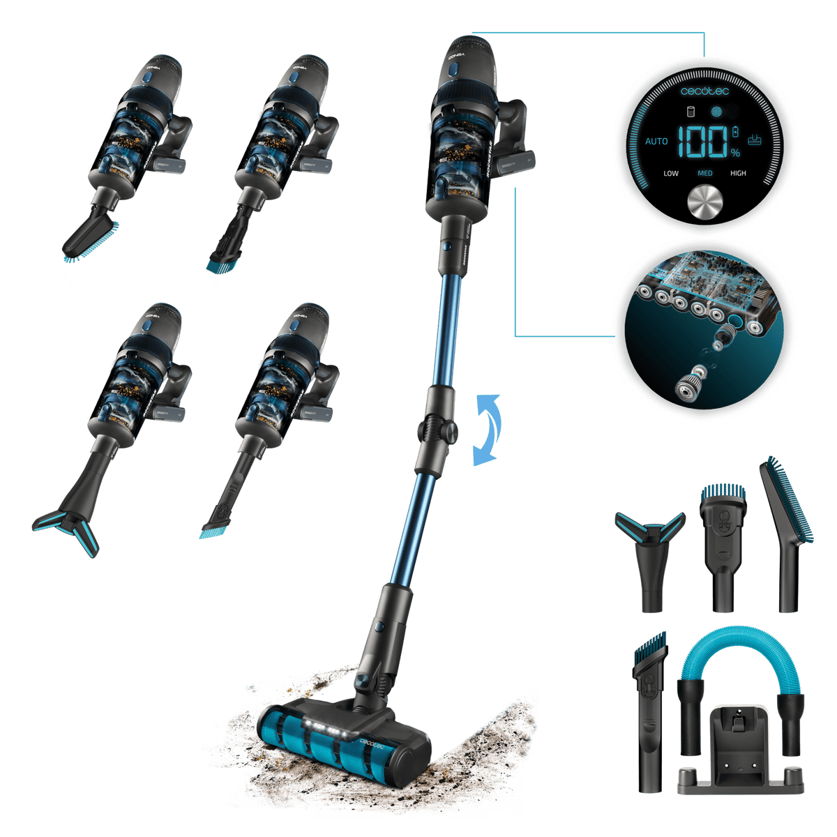 Recambios y repuestos originales CONGA ROCKSTAR 11500 ODYSSEY ERGOFLEX Referencia 04465