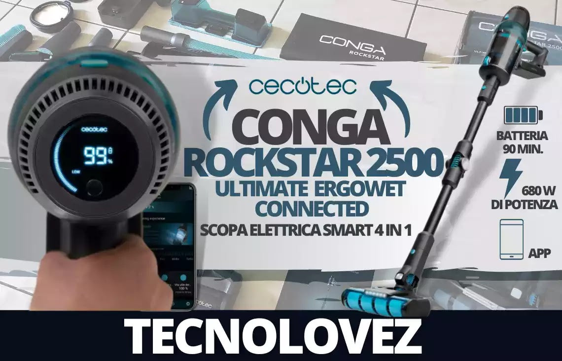 Recambios y repuestos originales Conga Rockstar 2500 Ultimate Ergowet Connected