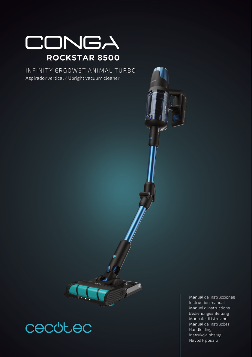 Recambios y repuestos originales CONGA ROCKSTAR 8500 INFINITY ERGOWET ANIMAL TURBO Referencia 08445