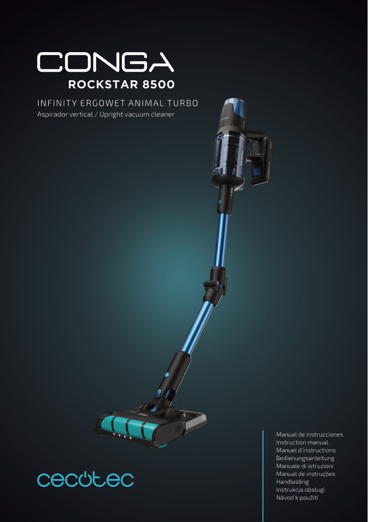 Recambios y repuestos originales CONGA ROCKSTAR 8500 INFINITY ERGOWET ANIMAL TURBO Referencia 08445
