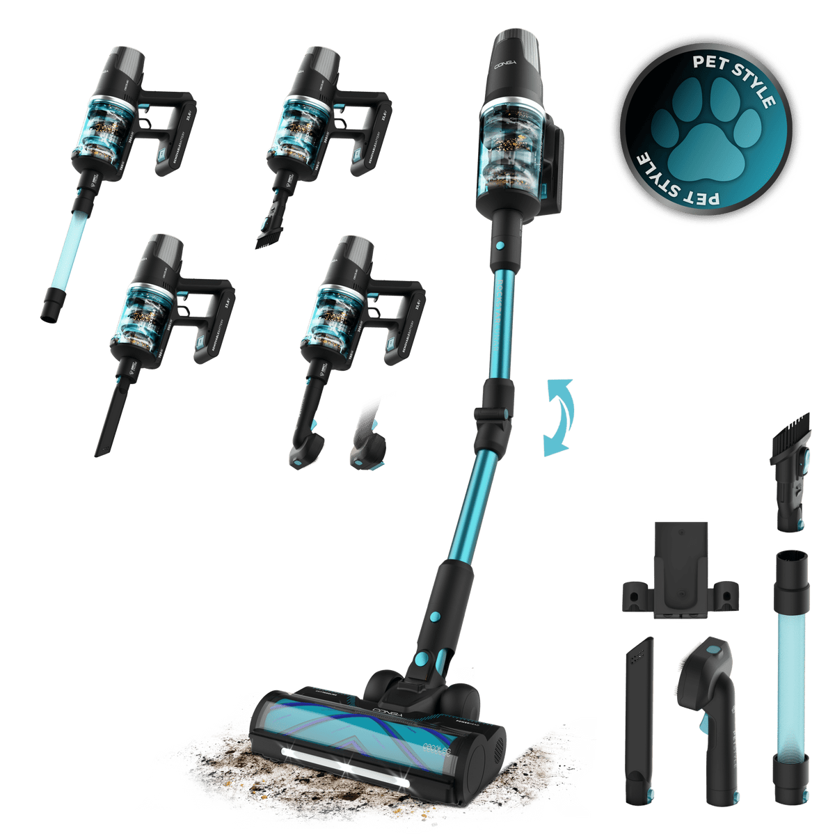 Recambios y repuestos originales Conga Rockstar 9500 Lunar Pet Flex Referencia eu01-102550