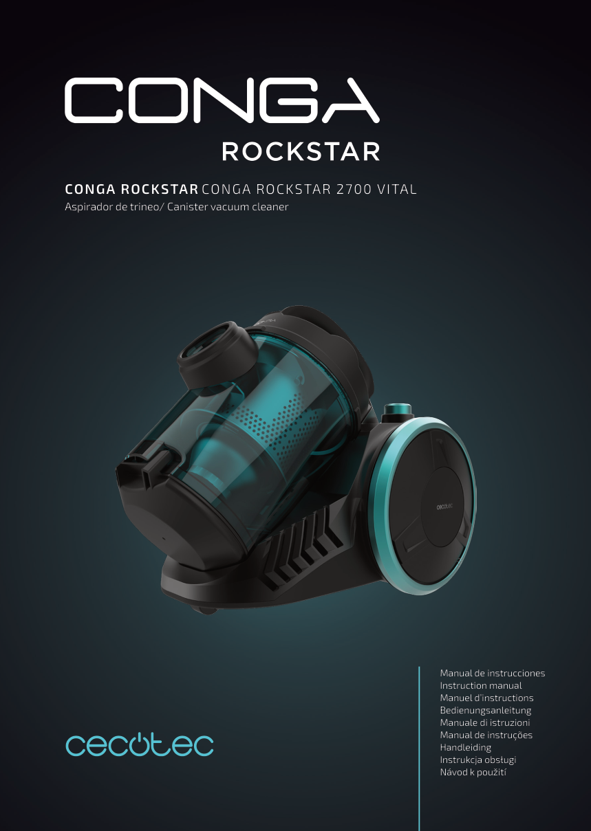 Recambios y repuestos originales CONGA ROCKSTAR WET & DRY STEEL MAX PRO
