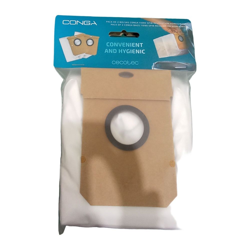 PACK DE 2 BOLSAS CONGA 11090 SPIN REVOLUTION HOME&WASH REF: 60942