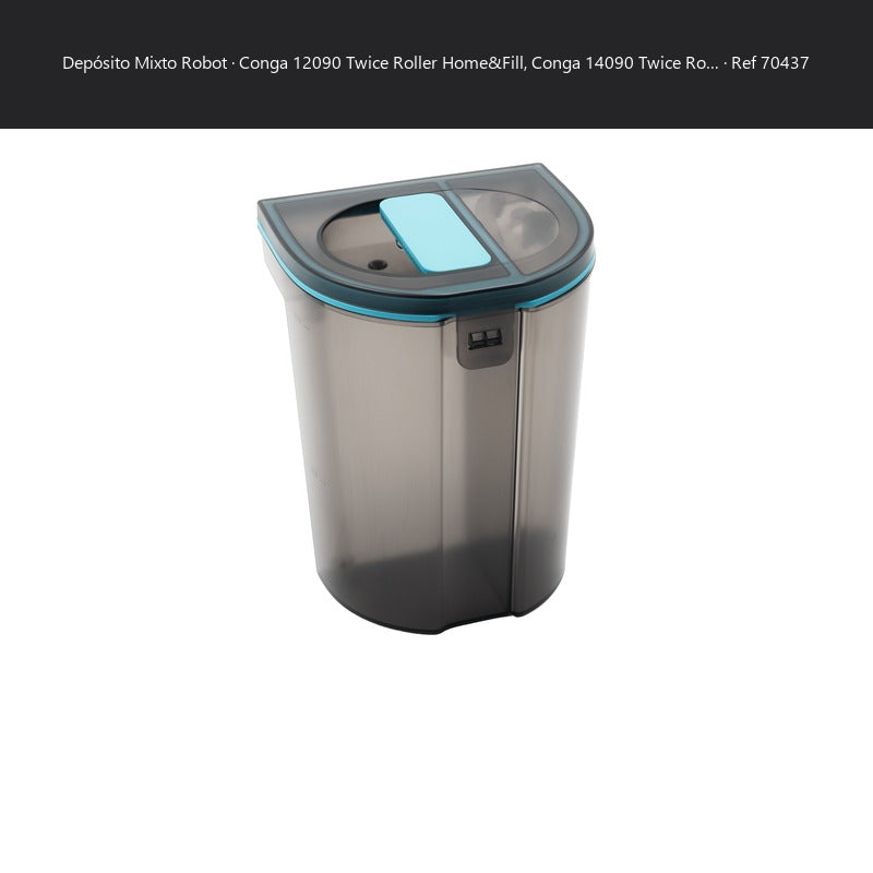 Repuesto original Cecotec para DEPOSITO MIXTO ROBOT CONGA 14090 TWICE ROLLER HOME&FILL REF: 70437 SKU 70437-M01