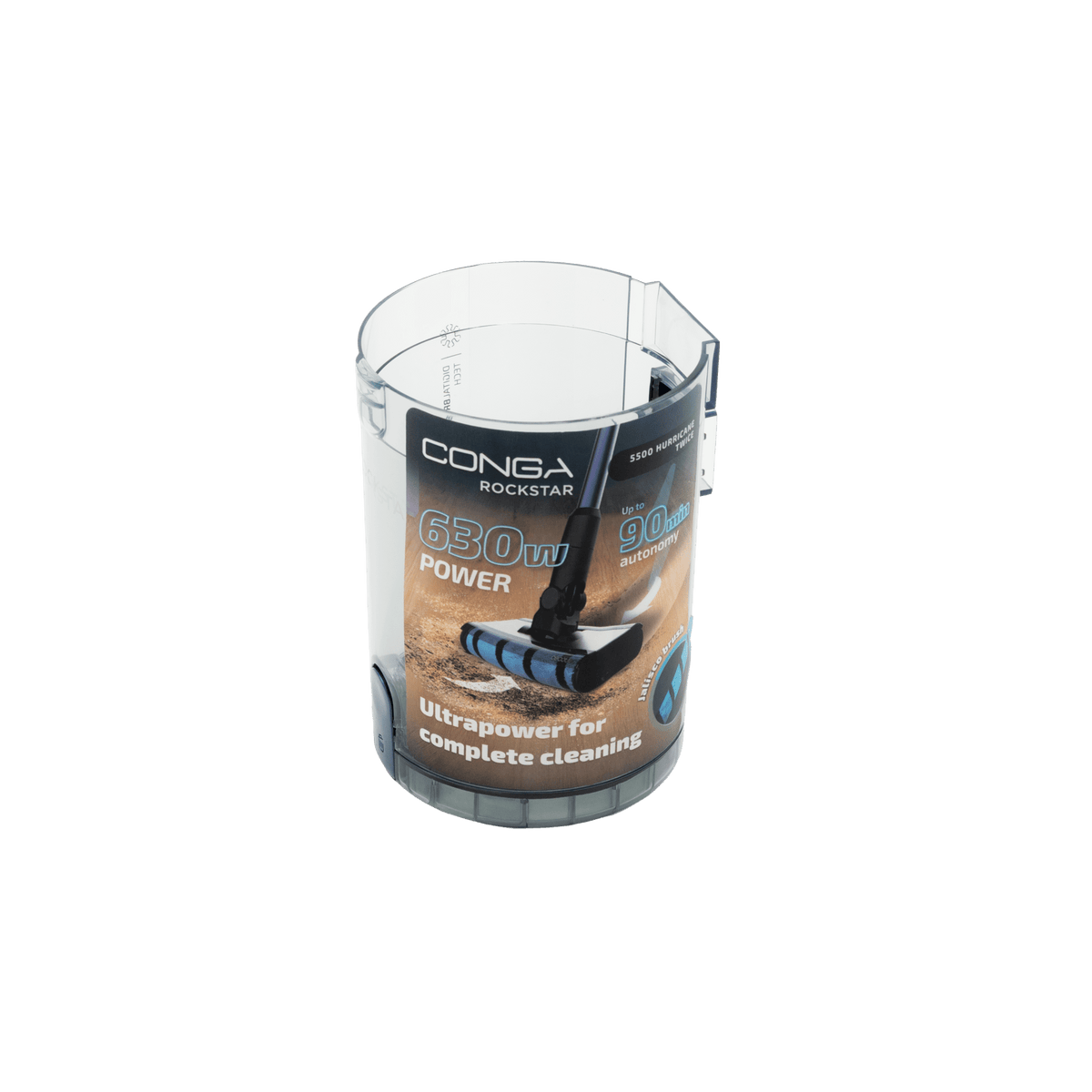 Repuesto original Cecotec para DEPOSITO DE POLVO CON TAPA CONGA ROCKSTAR 5500 HURRICANE ERGOTWICE ANIMAL REF: 77567 SKU 77567-M01