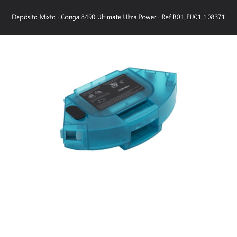 Repuesto original Cecotec para DEPOSITO MIXTO CONGA 8490 ULTIMATE ULTRA POWER REF: R01_EU01_108371 SKU R01_EU01_108371