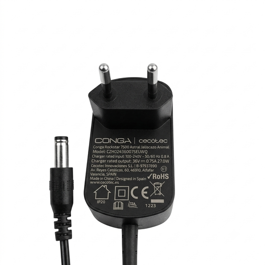 Cargador Fuente de Alimentación compatible con Conga Rockstar 7500 Astral Jaliscazo Animal - SKU 79598-M01